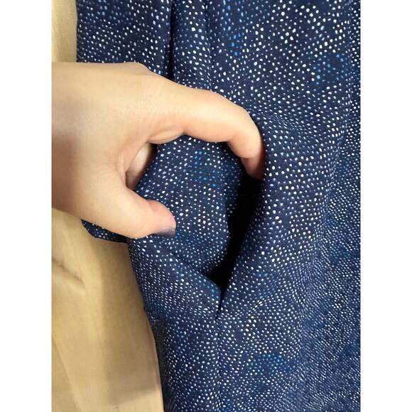 Gap | Blue Print V Neck Swing Tunic Dress | Size Medium - Picture 2 of 9